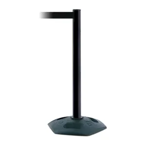 TENSABARRIER 886-33-STD-NO-B9X-C Indoor/outdoor Portable Post Pvc Black | AD3DUW 3YHV4