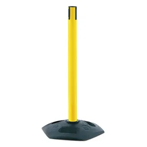 TENSABARRIER 886-35-RCV Receiver Post 38 Inch Height Yellow | AF9KNC 30AC38