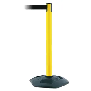 TENSABARRIER 886-35-STD-NO-B9X-C Indoor/outdoor Portable Post Pvc Yellow | AD3DVT 3YHX8