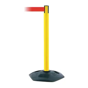 TENSABARRIER 886-35-STD-NO-R5X-C Indoor/outdoor Portable Post Pvc Yellow | AD3DVW 3YHY2