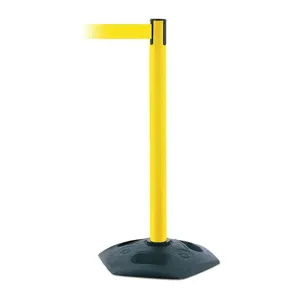 TENSABARRIER 886-35-STD-NO-Y5X-C Indoor/outdoor Portable Post Pvc Yellow | AD3DVV 3YHY1