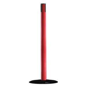 TENSABARRIER 889B-33-21-RCV Receiver Post 38 Inch Height Red | AG2EYL 31HH94