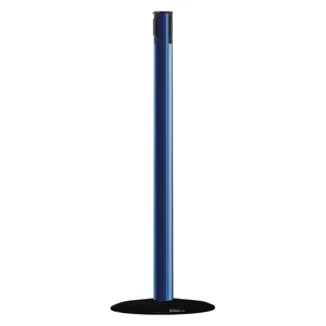 TENSABARRIER 889B-33-23-RCV Receiver Post 38 Inch Height Blue | AG2EYH 31HH91