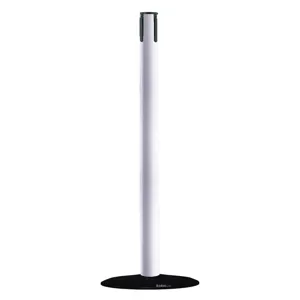 TENSABARRIER 889B-33-32-RCV Receiver Post 38 Inch Height White | AG2EYM 31HH95