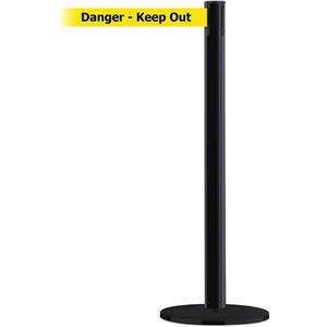 TENSABARRIER 889B-33-33-MAX-NO-YDX-C Barrier Post with Belt 13 feet Length Yellow | AG9NCF 20YJ83