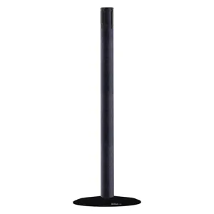 TENSABARRIER 889B-33-89-RCV Receiver Post 38 Inch Height Black Wrinkle | AG2EYG 31HH90