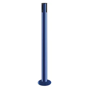 TENSABARRIER 889F-23-23-RCV Receiver Post 36-1/2 Inch Height Blue | AF7GCE 20YM68