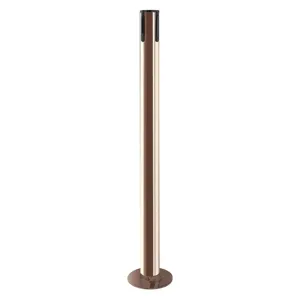 TENSABARRIER 889F-2P-2P-RCV Receiver Post 36-1/2 Inch Height Polished Brass | AF7GCN 20YM76