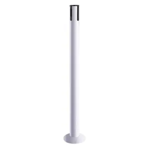 TENSABARRIER 889F-32-32-RCV Receiver Post 36-1/2 Inch Height White | AF7GCJ 20YM72