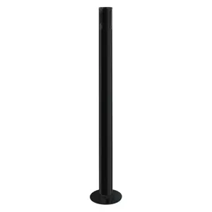 TENSABARRIER 889F-33-33-RCV Receiver Post 36-1/2 Inch Height Black | AF7GCC 20YM66