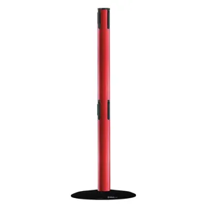 TENSABARRIER 889T2B-33-21-RCV Receiver Post 38 Inch Height Red | AF9KNM 30AC47