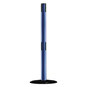 TENSABARRIER 889T2B-33-23-RCV Receiver Post 38 Inch Height Blue | AF9KNN 30AC48