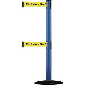 TENSABARRIER 889T2B-33-23-STD-NO-YAX-C Post Double Belt Blue Caution Do Not Enter | AD3DQV 3YHG6