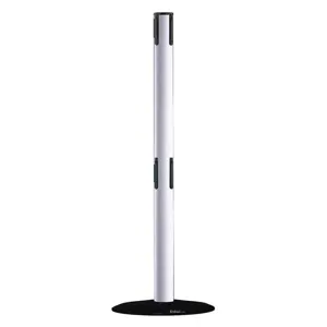 TENSABARRIER 889T2B-33-32-RCV Receiver Post 38 Inch Height White | AF9KNQ 30AC50