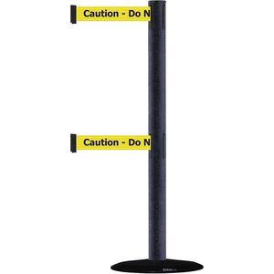 TENSABARRIER 889T2B-33-89-STD-NO-YAX-C Post Double Belt Caution Do Not Enter | AD3AXE 3XHK7