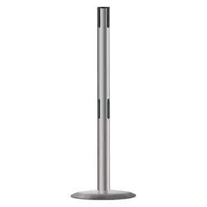 TENSABARRIER 889T2U-3P-3P-RCV Receiver Post 38 Inch Height Polished Chrome | AF9KNW 30AC55