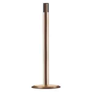 TENSABARRIER 889U-2P-2P-RCV Receiver Post 38 Inch Height Polished Brass | AG2EYR 31HH99