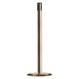 TENSABARRIER 889U-2S-2S-RCV Receiver Post 38 Inch Height Satin Brass | AG2EYT 31HJ01