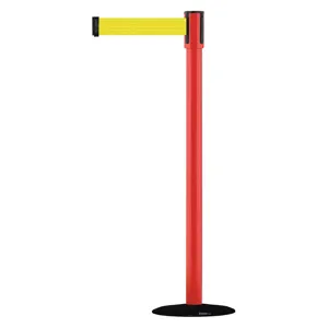 TENSABARRIER 890B-33-21-21-STD-NO-Y5X-C Indoor Portable Post Post Finish Red | AD3ANA 3XGL3