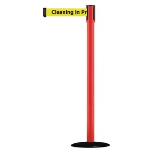 TENSABARRIER 890B-33-21-21-STD-NO-YCX-C Portable Post Red Cleaning Inch Progress | AD3ANF 3XGL9