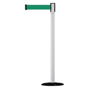 TENSABARRIER 890B-33-32-32-STD-NO-G6X-C Indoor Portable Post Post Finish White | AD3AMC 3XGH7