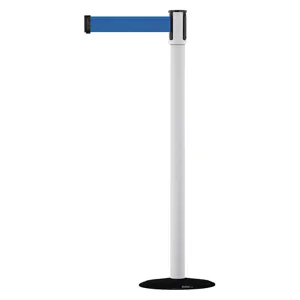 TENSABARRIER 890B-33-32-32-STD-NO-L5X-C Indoor Portable Post Post Finish White | AD3AMF 3XGJ1