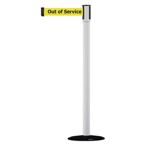 TENSABARRIER 890B-33-32-32-STD-NO-YEX-C Portable Post White Out Of Service | AD3AML 3XGJ7