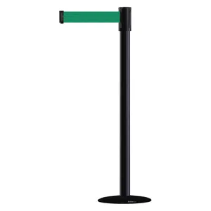 TENSABARRIER 890B-33-33-33-STD-NO-G6X-C Indoor Portable Post Post Finish Black | AD3AKV 3XGE1