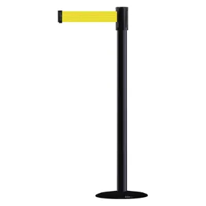 TENSABARRIER 890B-33-33-33-STD-NO-Y5X-C Indoor Portable Post Post Finish Black | AD3AKW 3XGE2