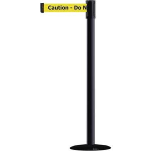 TENSABARRIER 890B-33-33-33-STD-NO-YAX-C Portable Post Black Caution Do Not Enter | AD3ALA 3XGE6