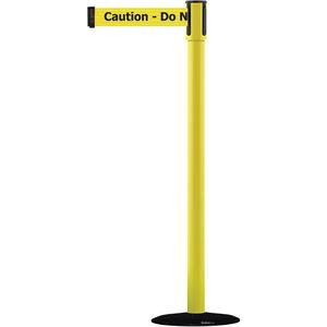 TENSABARRIER 890B-33-35-35-STD-NO-YAX-C Indoor Post Yellow Caution Do Not Enter | AD3AMU 3XGK5
