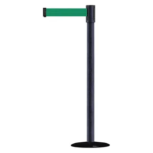 TENSABARRIER 890B-33-89-89-STD-NO-G6X-C Indoor Portable Post Post Finish Black | AD3ALF 3XGF3