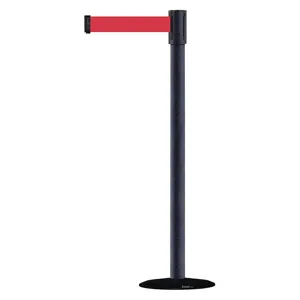 TENSABARRIER 890B-33-89-89-STD-NO-R5X-C Indoor Portable Post Post Finish Black | AD3ALH 3XGF5