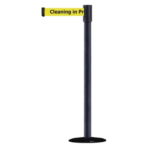 TENSABARRIER 890B-33-89-89-STD-NO-YCX-C Portable Post Black Cleaning Inch Progress | AD3ALM 3XGG1