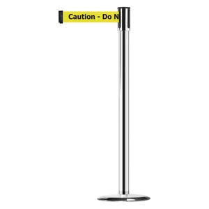 TENSABARRIER 890U-1P-1P-1P-STD-NO-YAX-C Portable Post Caution Do Not Enter | AD3APM 3XGT4