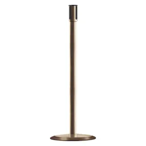 TENSABARRIER 890U-2S-2S-2P-RCV Receiver Post 38 Inch Height Satin Brass | AG2EZH 31HJ16