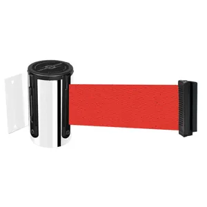 TENSABARRIER 896-STD-1P-MAX-NO-R5X-C Belt Barrier Chrome Belt Colour Red | AD3GEC 3ZAH1