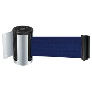 TENSABARRIER 896-STD-1S-MAX-NO-L5X-C Belt Barrier Chrome Belt Colour Blue | AD3GET 3ZAJ7