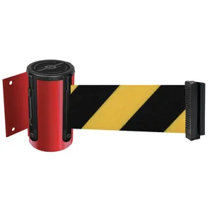 TENSABARRIER 896-STD-21-STD-NO-D4X-C Belt Barrier Red Belt Yellow With Black | AD3DYJ 3YJG2