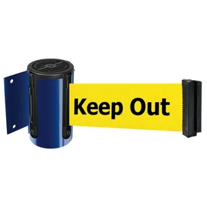 TENSABARRIER 896-STD-23-STD-NO-YDX-C Belt Barrier Blue Belt Colour Yellow | AD3DYY 3YJH8