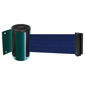 TENSABARRIER 896-STD-28-MAX-NO-L5X-C Belt Barrier Green Belt Colour Blue | AD3GDG 3ZAE8