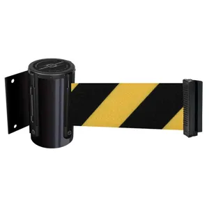 TENSABARRIER 896-STD-33-MAX-NO-D4X-C Belt Barrier Black Belt Yellow With Black | AD3EAN 3YJR5