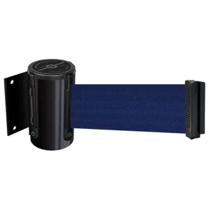 TENSABARRIER 896-STD-33-MAX-NO-L5X-C Belt Barrier Black Belt Colour Blue | AD3EAM 3YJR4