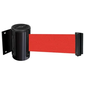 TENSABARRIER 896-STD-33-MAX-NO-R5X-C Belt Barrier Black Belt Colour Red | AD3EAL 3YJR3