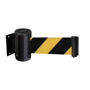 TENSABARRIER 896-STD-33-STD-NO-D4X-C Belt Barrier Black Belt Yellow With Black | AD3DXM 3YJD7