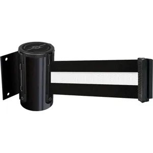 TENSABARRIER 896-STD-33-STD-NO-S3X-C Retractabel Belt Barrier Black White Stripe | AE9YTD 6NW02