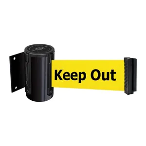 TENSABARRIER 896-STD-33-STD-NO-YDX-C Belt Barrier Black Belt Colour Yellow | AD3DXQ 3YJE2