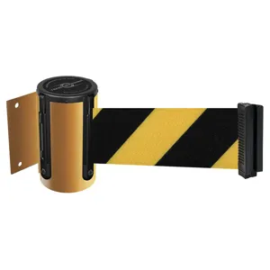 TENSABARRIER 896-STD-35-MAX-NO-D4X-C Belt Barrier Yellow Belt Yellow With Black | AD3EAZ 3YJT7