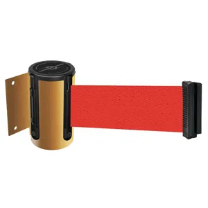 TENSABARRIER 896-STD-35-MAX-NO-R5X-C Belt Barrier Yellow Belt Colour Red | AD3EAX 3YJT5