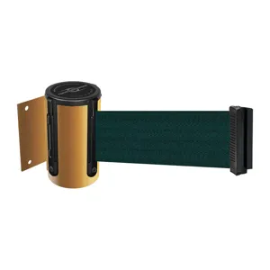 TENSABARRIER 896-STD-35-STD-NO-G6X-C Belt Barrier Yellow Belt Colour Green | AD3DXU 3YJE5